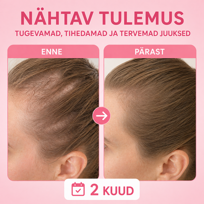 Toeta tugevamaid ja paksemaid juukseid seestpoolt
