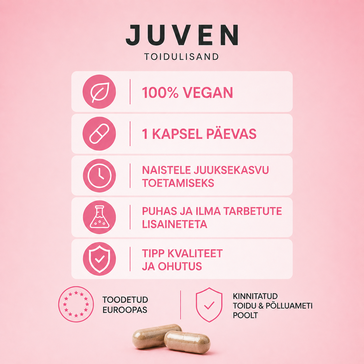 Toeta tugevamaid ja paksemaid juukseid seestpoolt